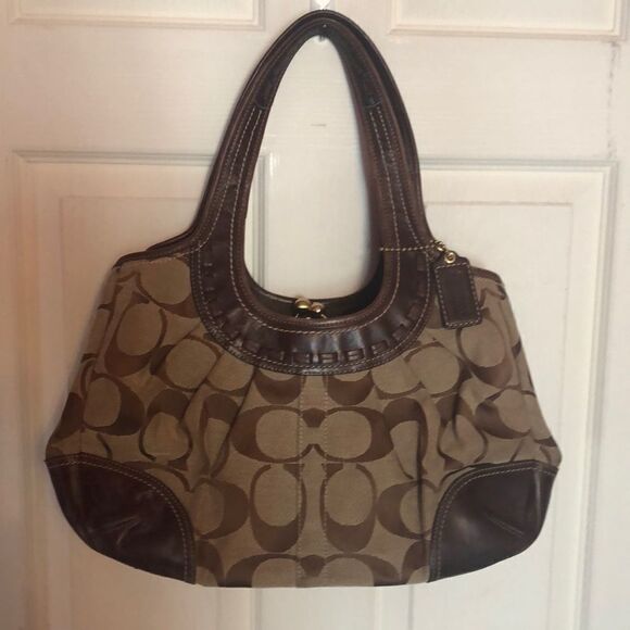 Coach brown leather ergo shoulder bag - Picture 1 of 10
